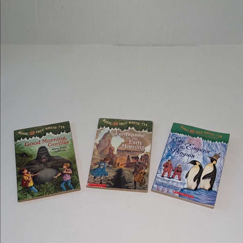 Scholastic Magic Tree House Three Books